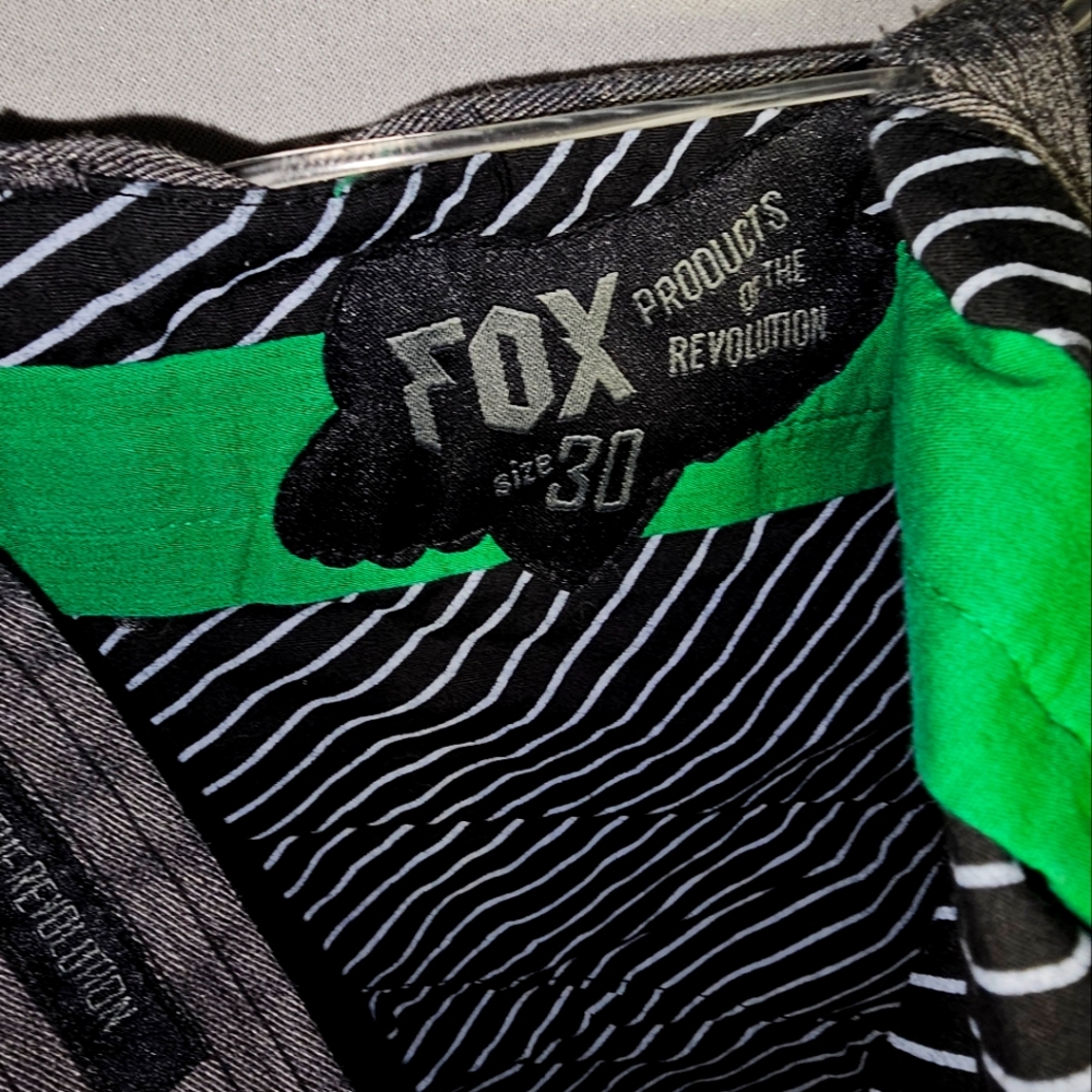 Fox Racing pinstripe shorts